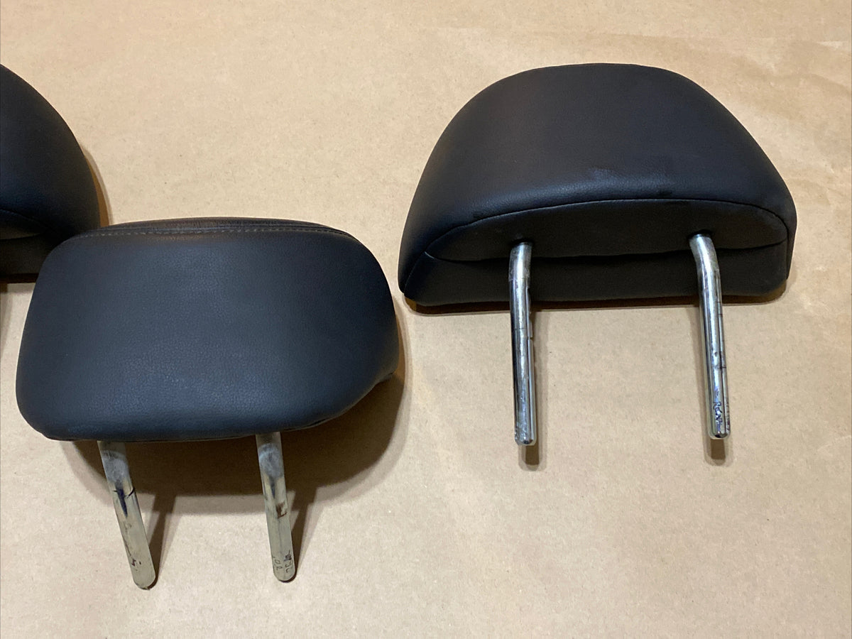 2008 2012 Honda Accord Sedan Back Rear Head Rest Headrest Black Leather Set 8