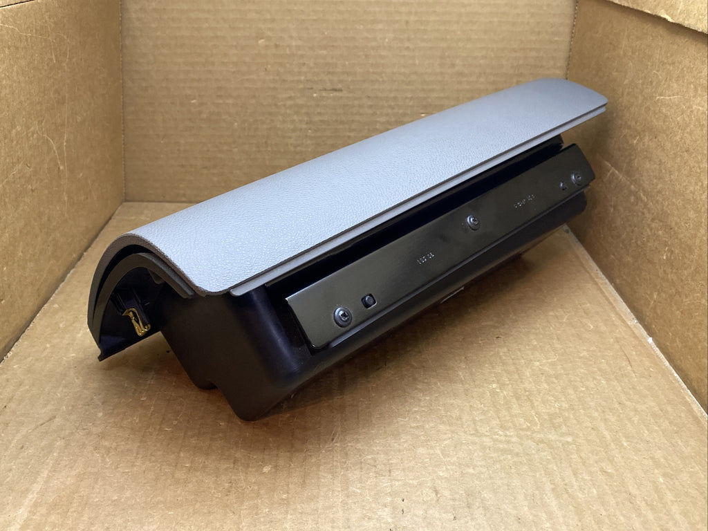 2007 2013 Silverado Sierra Upper Glove Box Dash Insert Storage Titanium Gray9
