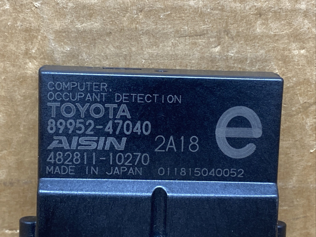 Prius 4Runner tC Front Passenger Seat Occupant Detection Module 89952 470401
