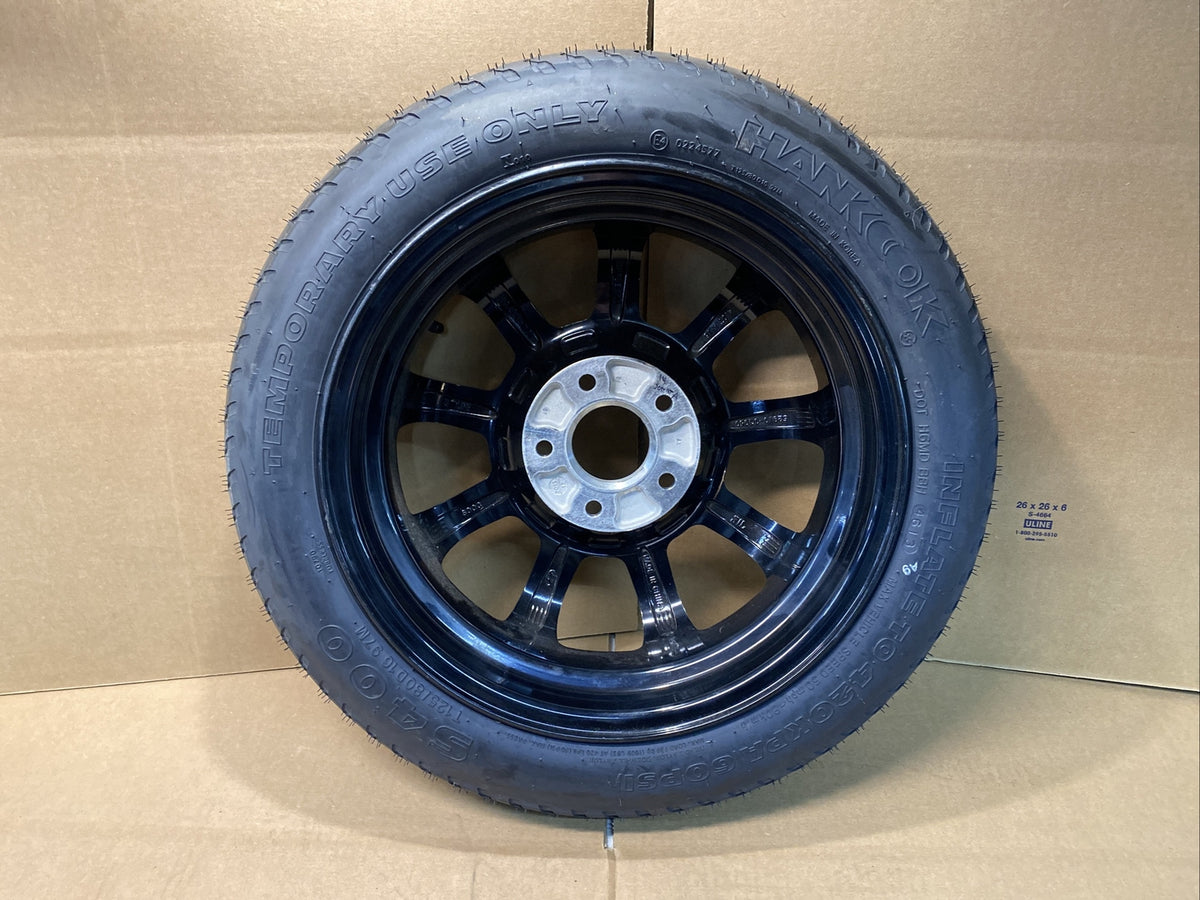 2006 2019 Hyundai Sonata Spare Tire Black Spoked OEM T125/80D165