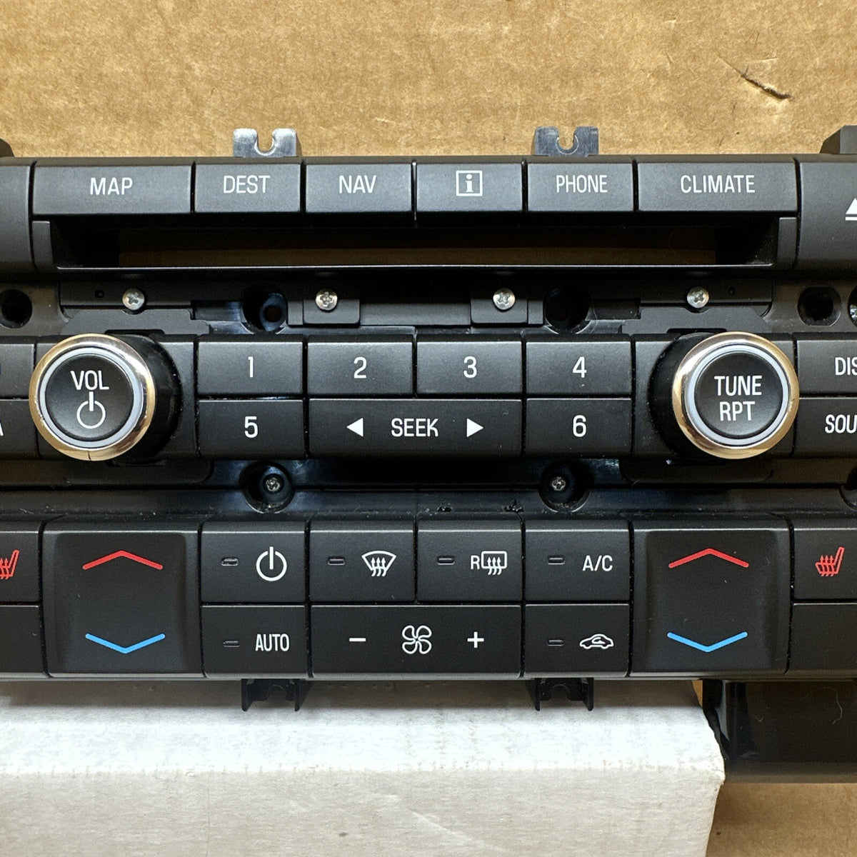 2009 2012 Ford Flex Radio Audio Climate Control Panel BA8T 18A802 AC3