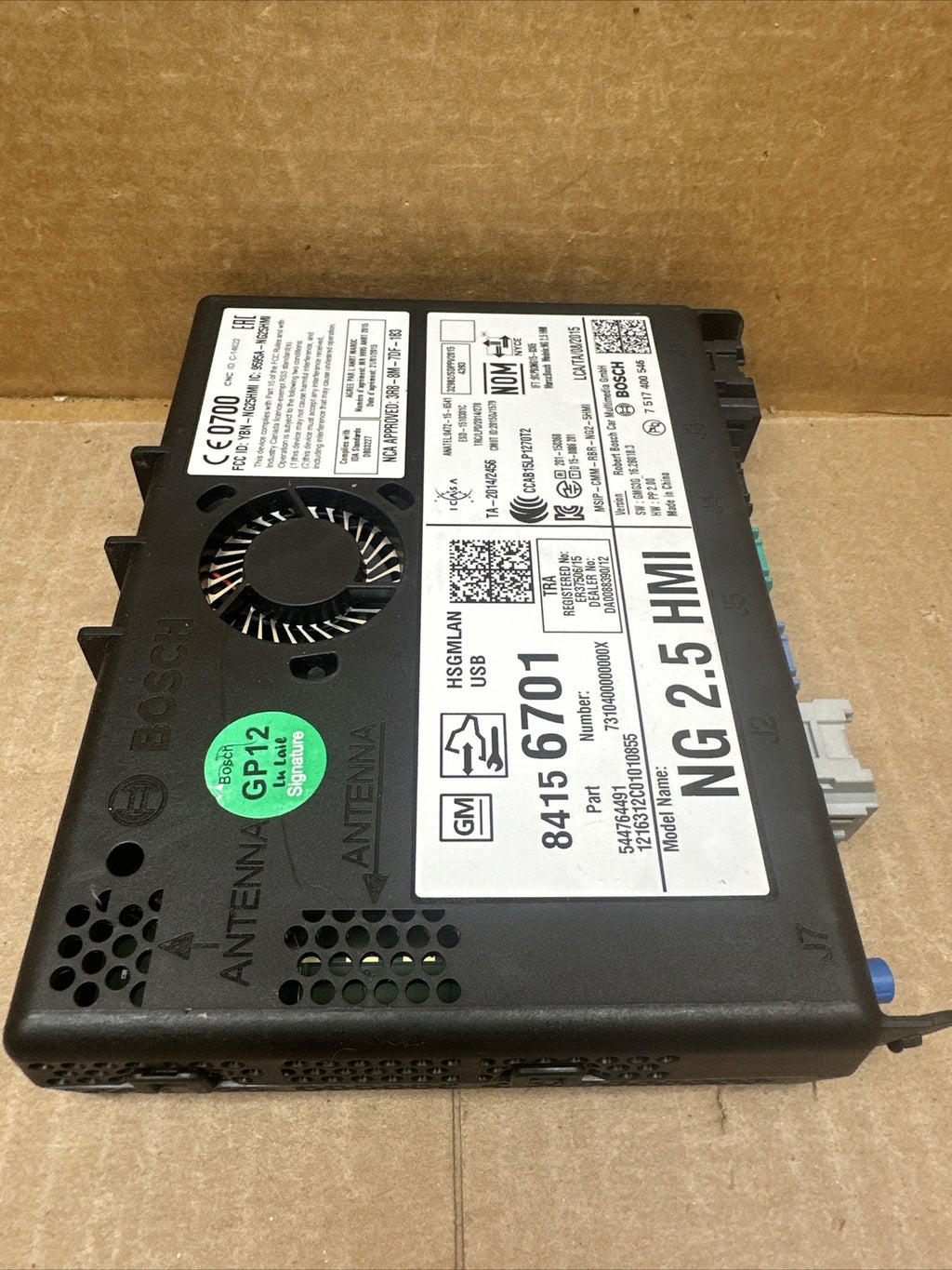 GM HMI Human Machine Interface Control Module 841567014