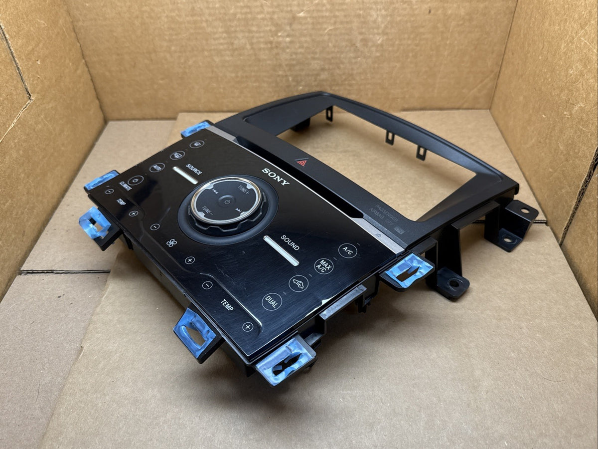 2011 2014 Ford Edge Sony Radio Face Bezel Climate Control Panel BT4T 18A802 CK7