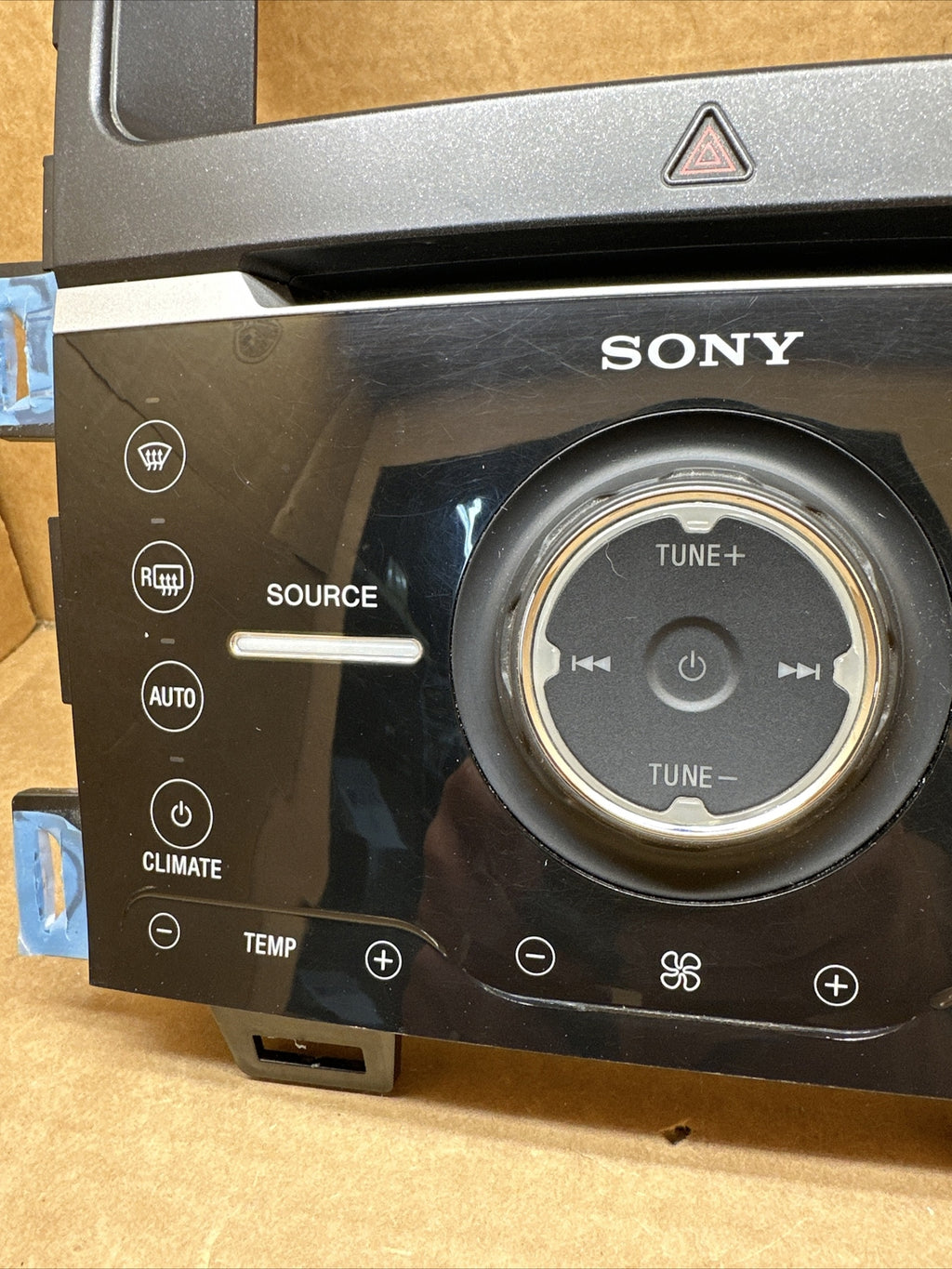 11 14 FORD EDGE 8" Dash Climate Control Radio Panel Bezel SONY CT4T 18A802 CG1