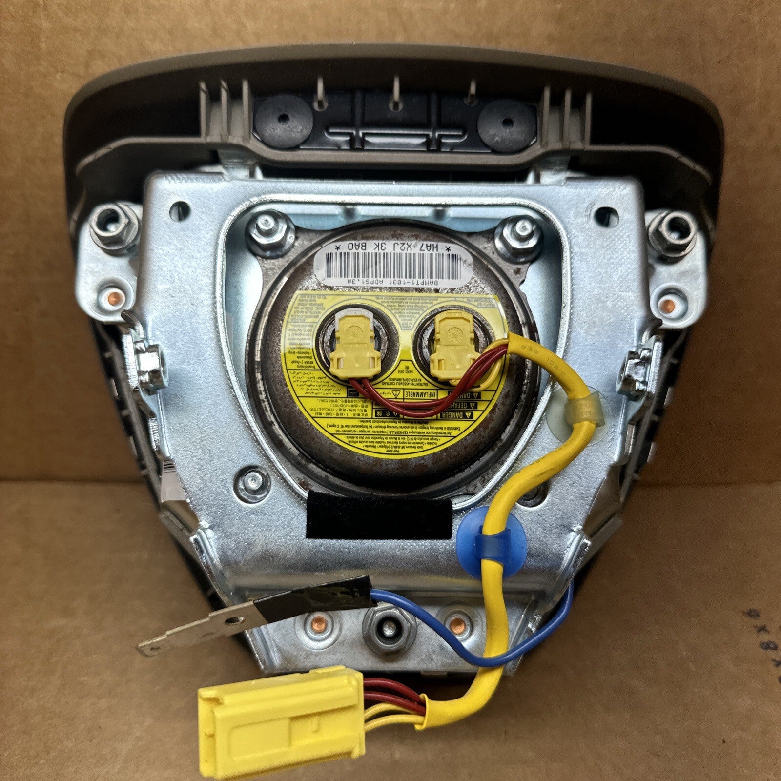 ACURA MDX FRONT LEFT DRIVER SIDE STEERING WHEEL AIRBAG AIR BAG TAN6