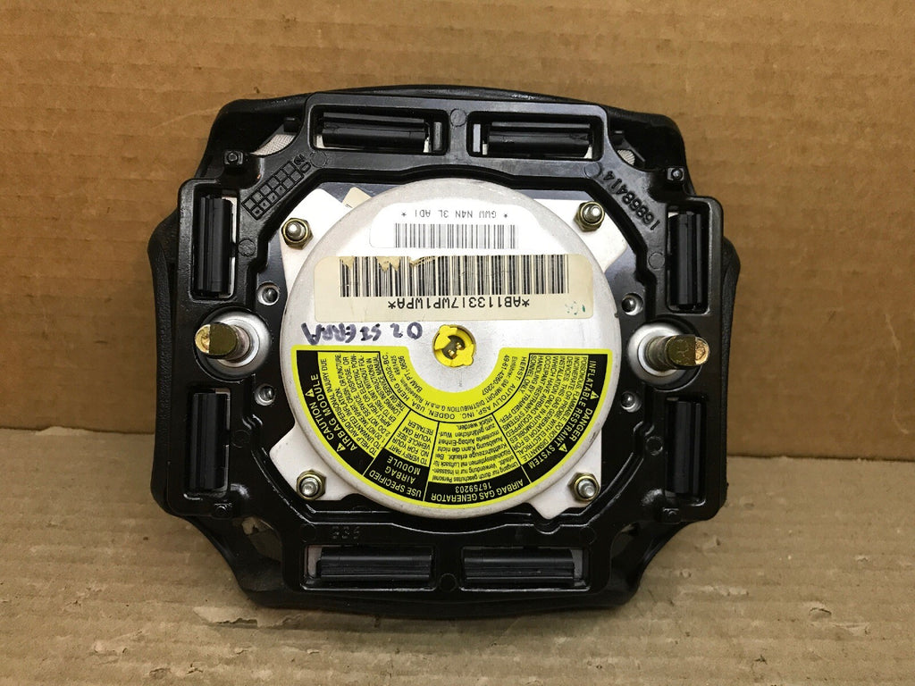 01 02 GMC SIERRA YUKON JIMMY FRONT LEFT DRIVER STEERING WHEEL AIRBAG AIR BAG6