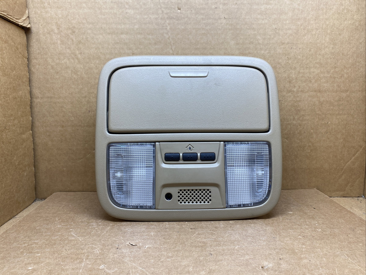 2005 2010 Honda Odyssey Over Head Overhead Console Homelink Tan Ivory2