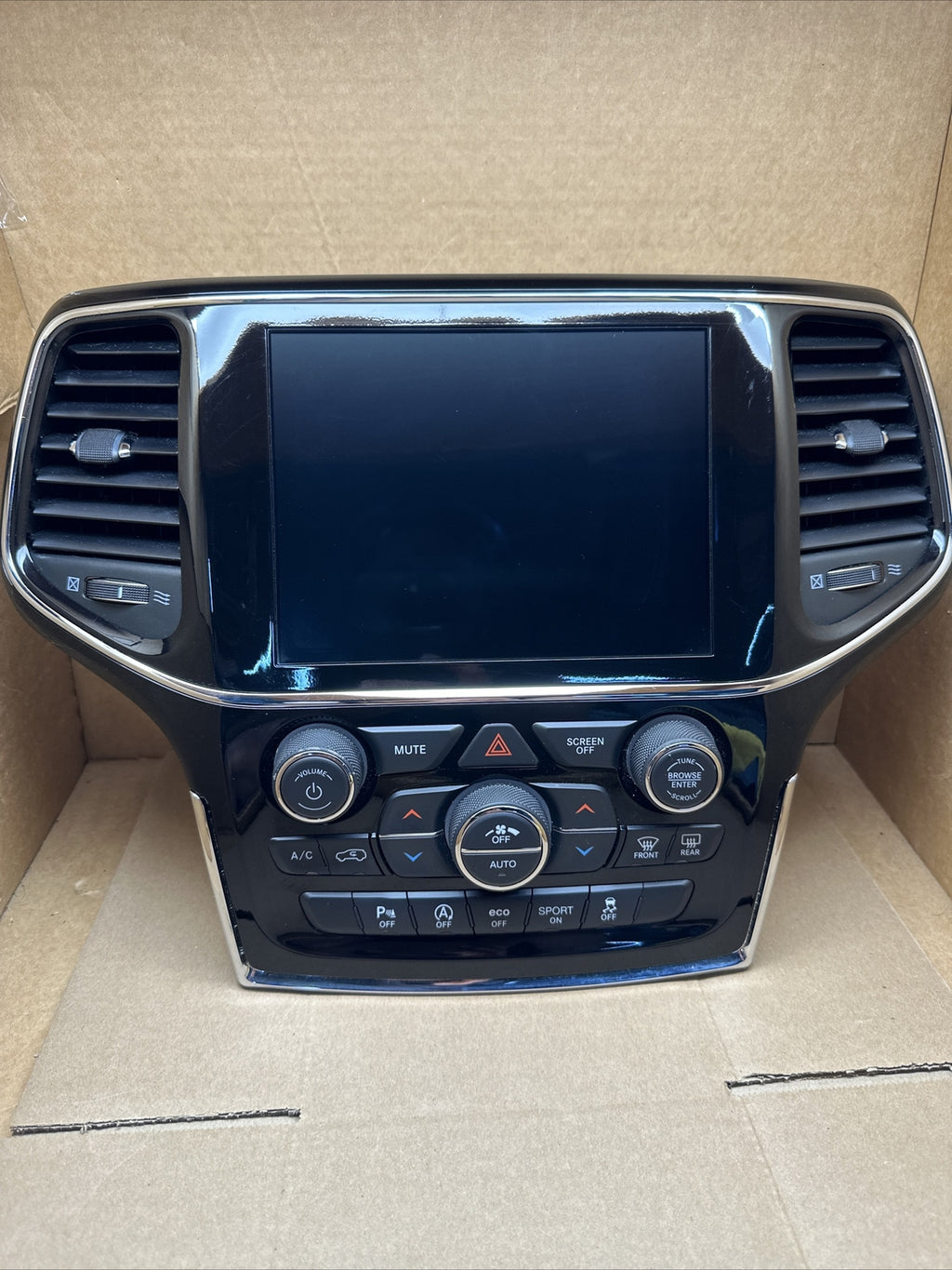 2019 2020 Jeep Grand Cherokee Radio Display Screen Climate Control Panel0