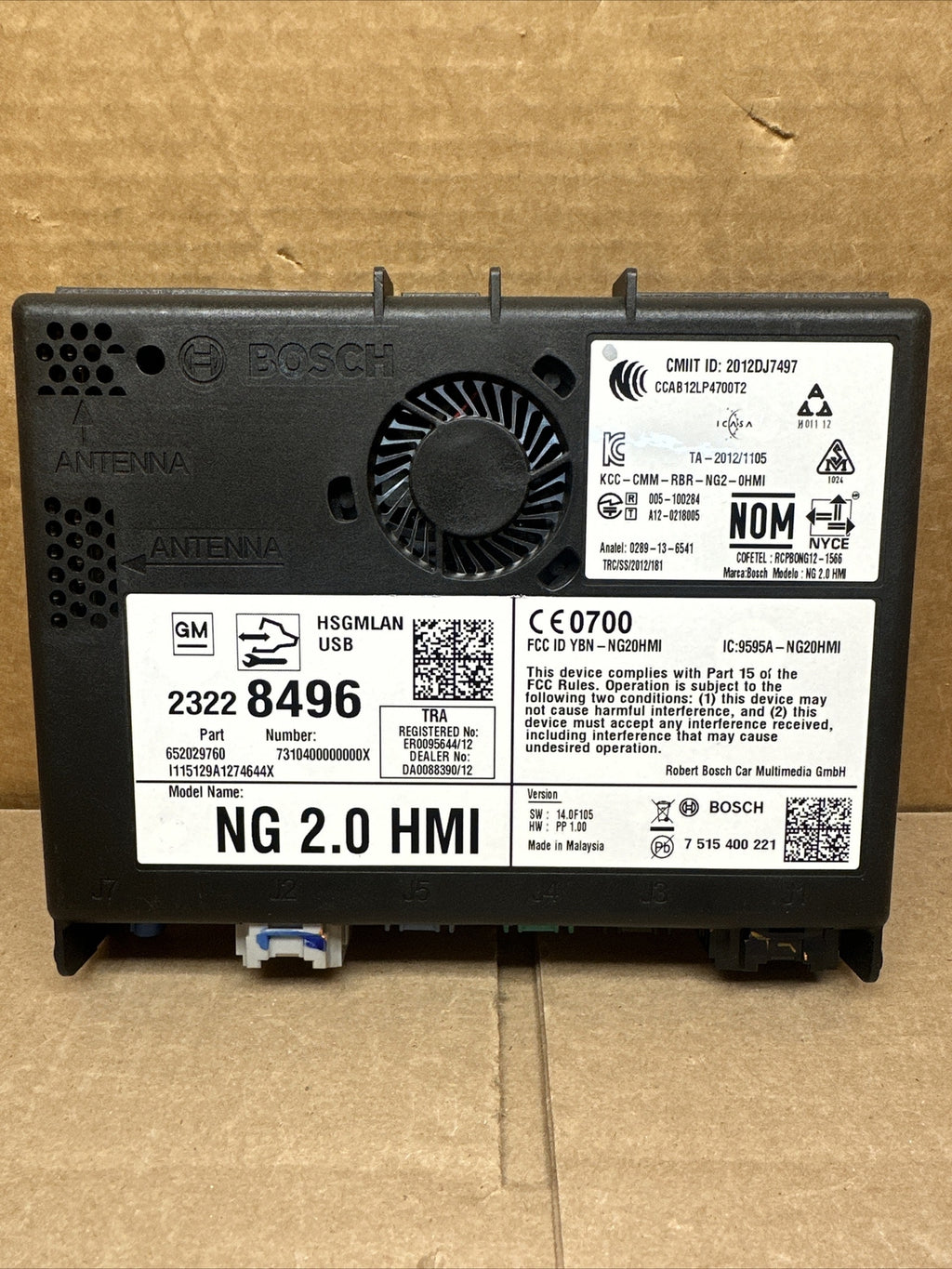 2015 2016 GM HMI Human Machine Interface Control Module 232284960