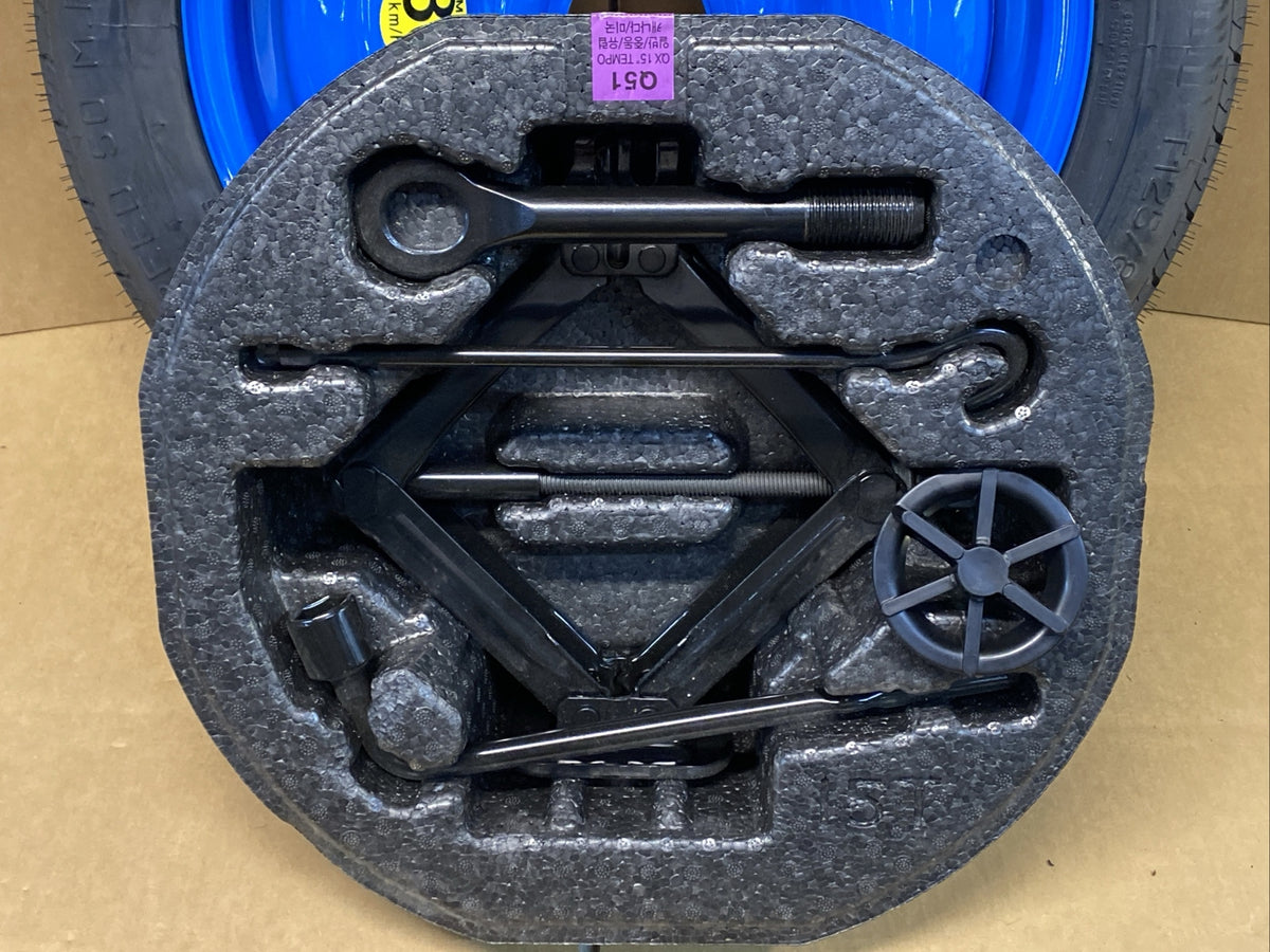 2020 2024 Hyundai Venue Spare Tire Jack Tools Set Kit 15 Inch T125/80D154