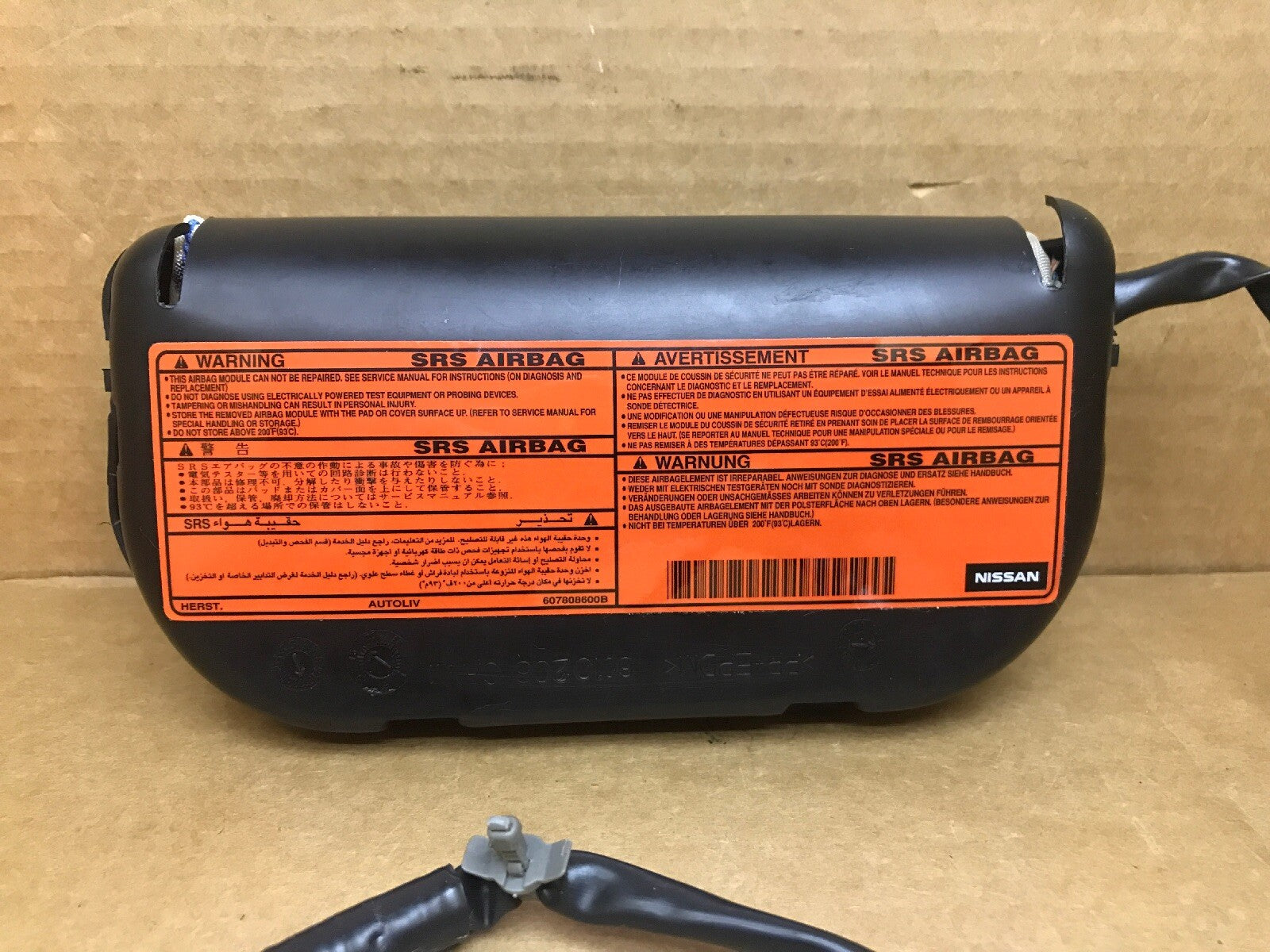 NISSAN VERSA SEDAN FRONT LEFT SIDE DRIVER SEAT AIRBAG AIR BAG 2