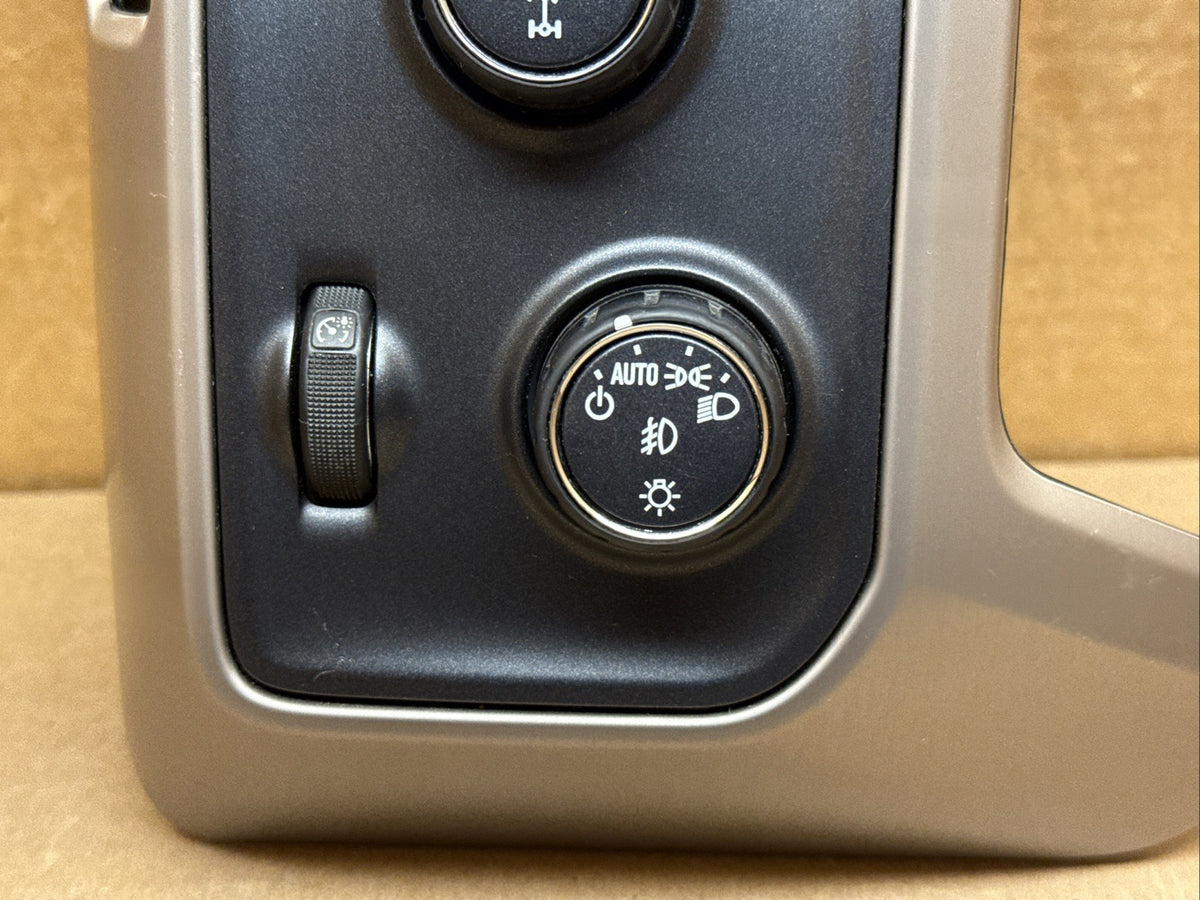 2014 2018 Chevy Silverado Dash 4x4 Gear Select Head Light Switch Trailer Brake3
