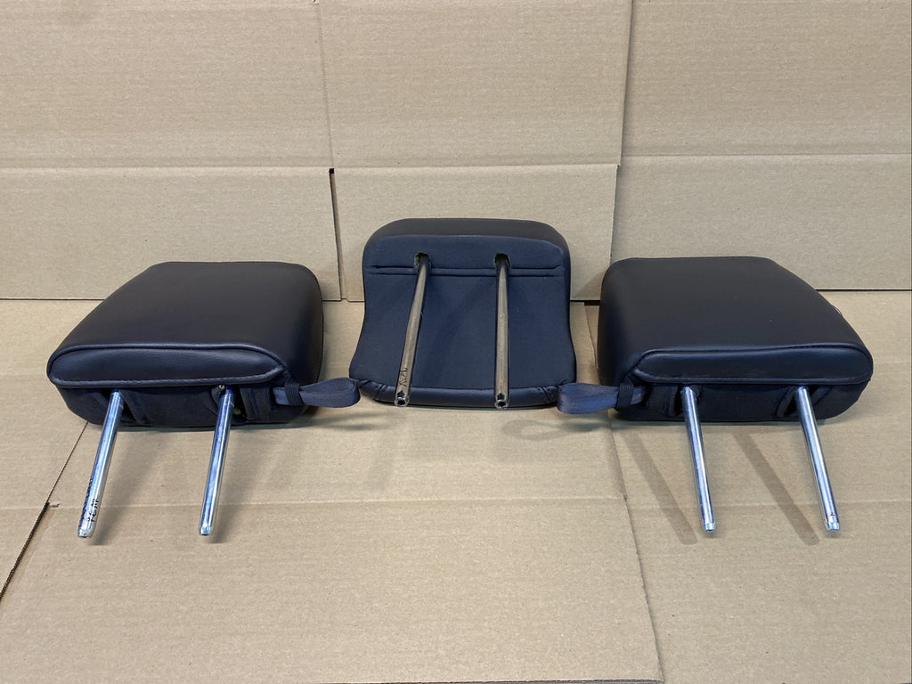 2011 2015 Ford Explorer Back Rear Head Rest Headrest Black Leather Set7