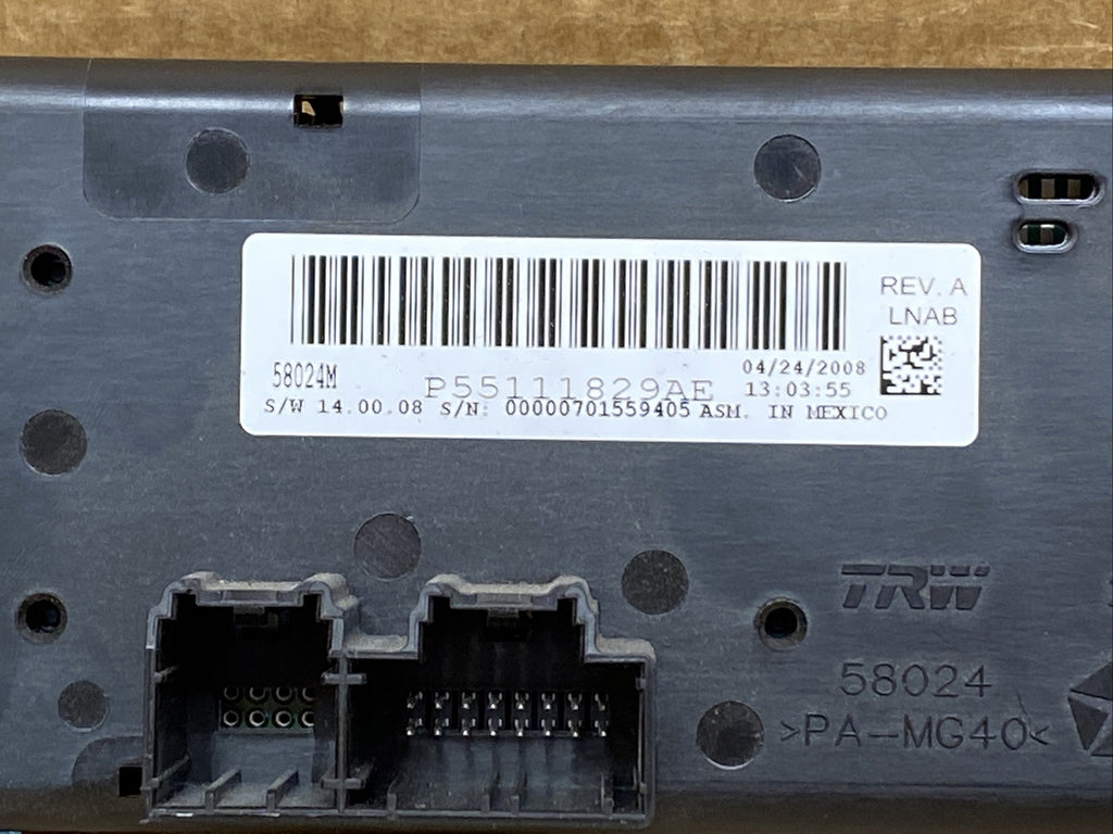2007 2009 Dodge Nitro Climate Temp Temperature Control Dials P55111829AE6