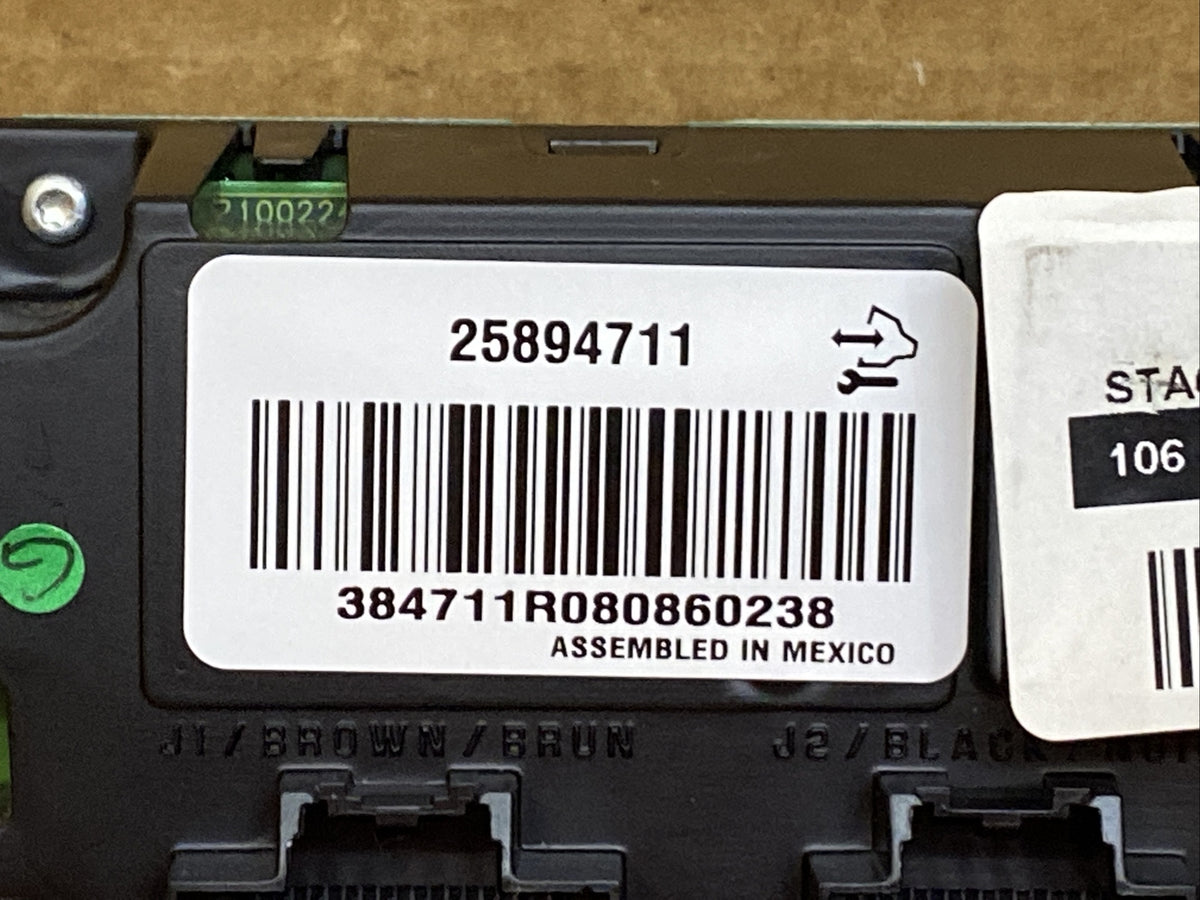 2008 2012 Traverse Enclave Digital Climate Temp Temperature Control 258947115