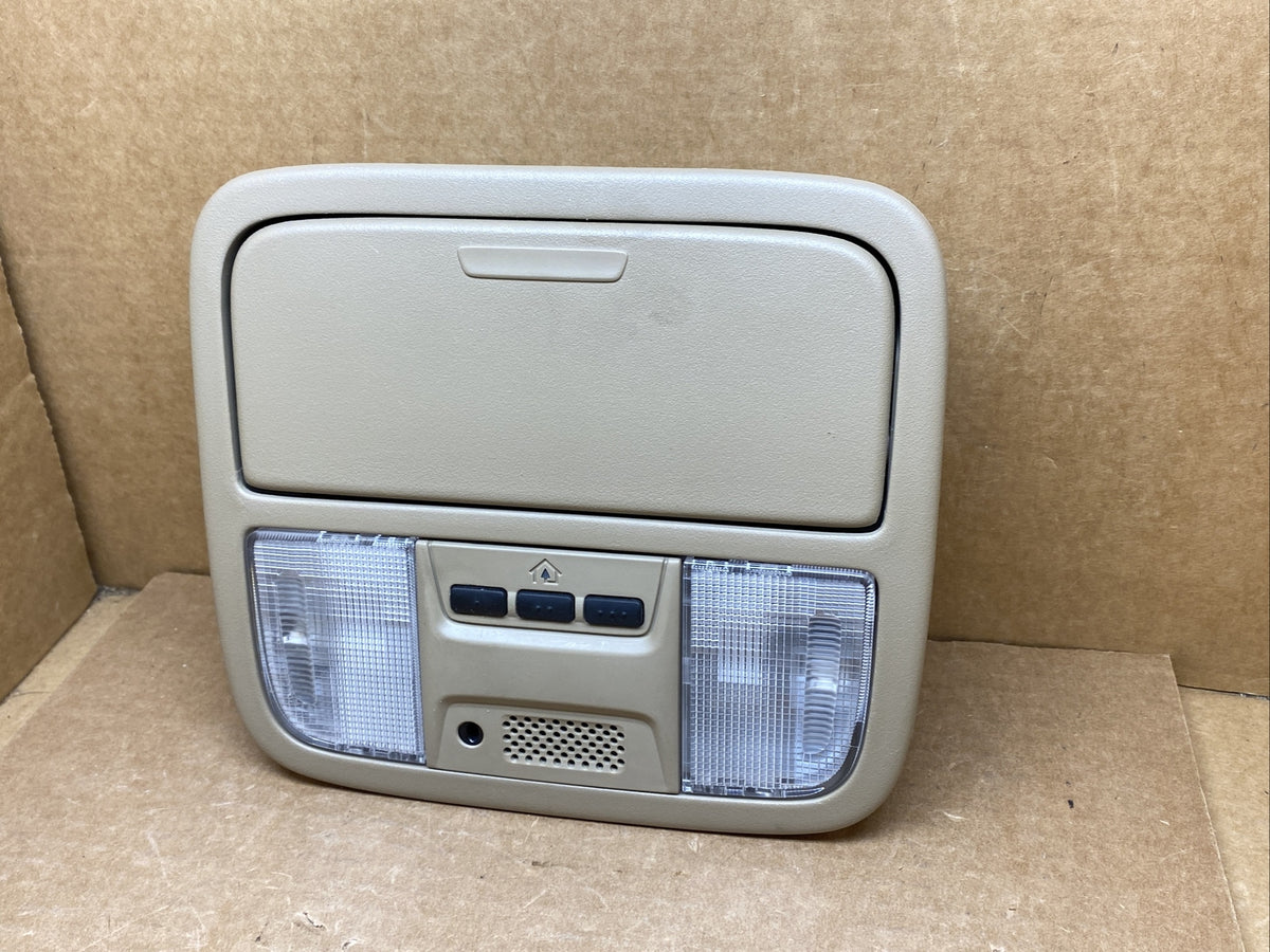 2005 2010 Honda Odyssey Over Head Overhead Console Homelink Tan Ivory4
