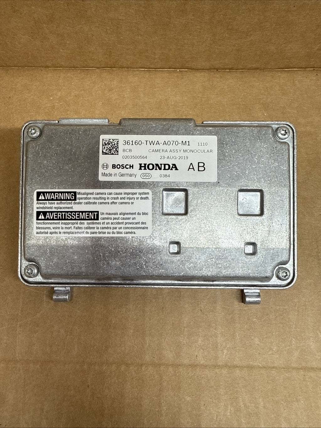 2018 2020 HONDA ACCORD FRONT WINDSHIELD LANE ASSIST CAMERA OEM 36160 TWA A070 M10