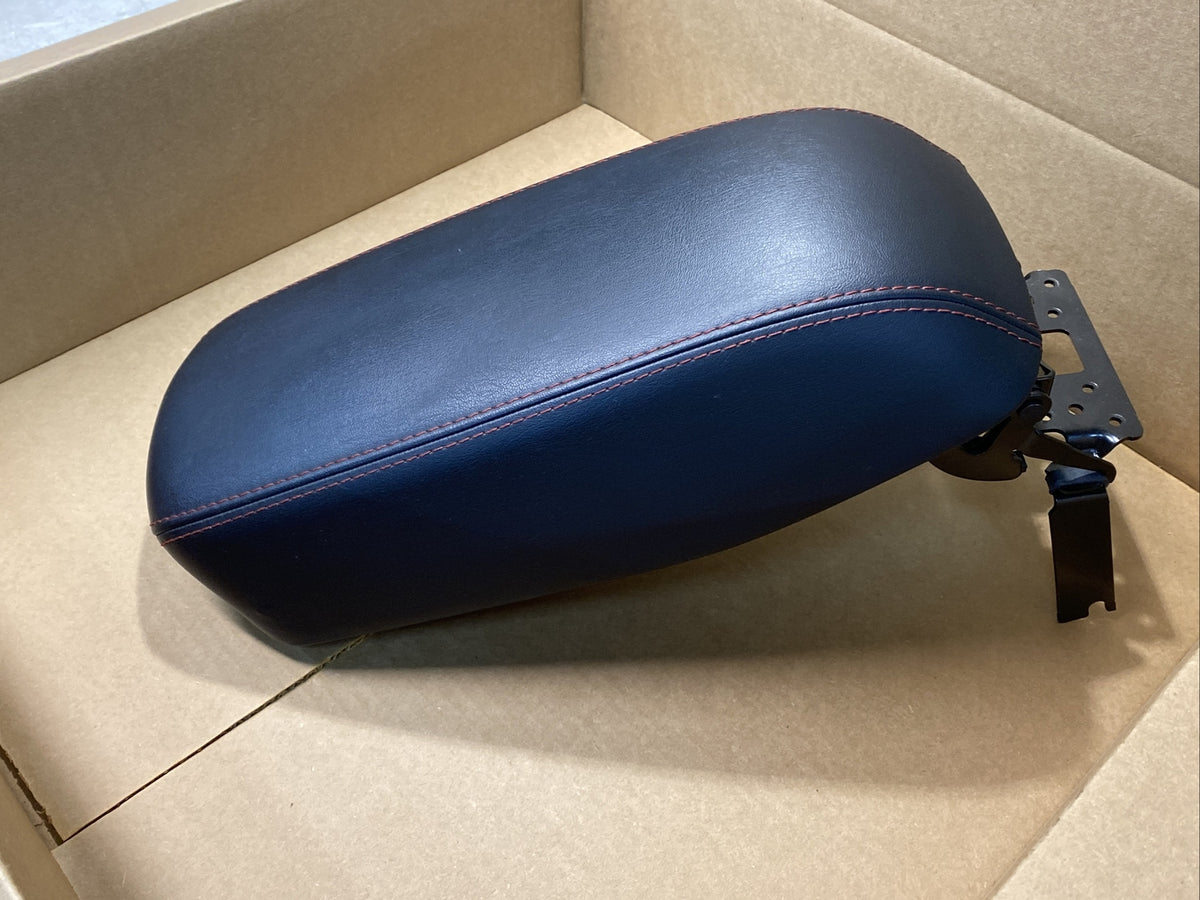 2014 2020 Jeep Cherokee Center Console Arm Rest Armrest Lid Top Black Red Stitch1