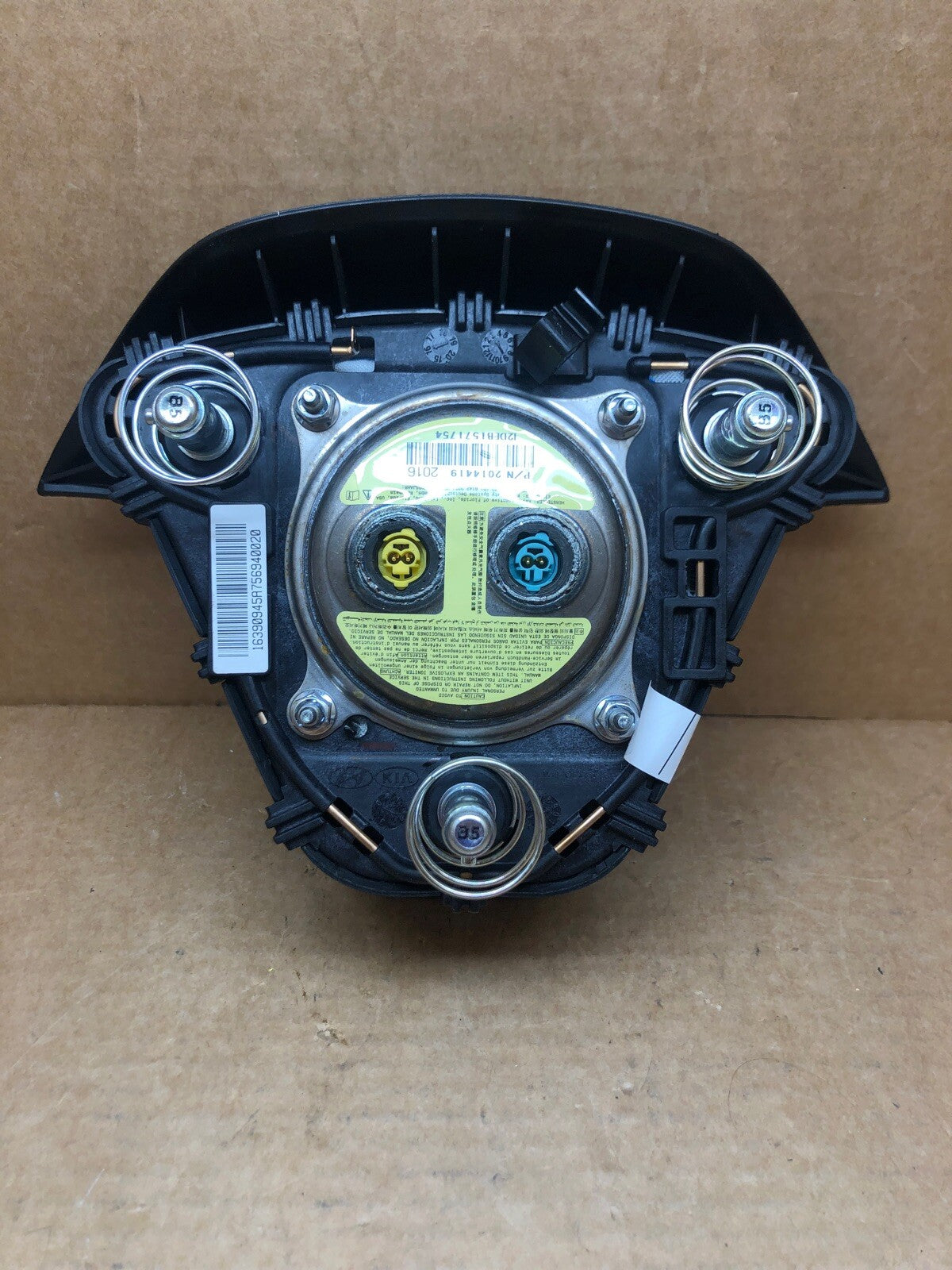 2014 2018 KIA FORTE FRONT LEFT DRIVER SIDE STEERING WHEEL AIRBAG AIR BAG5