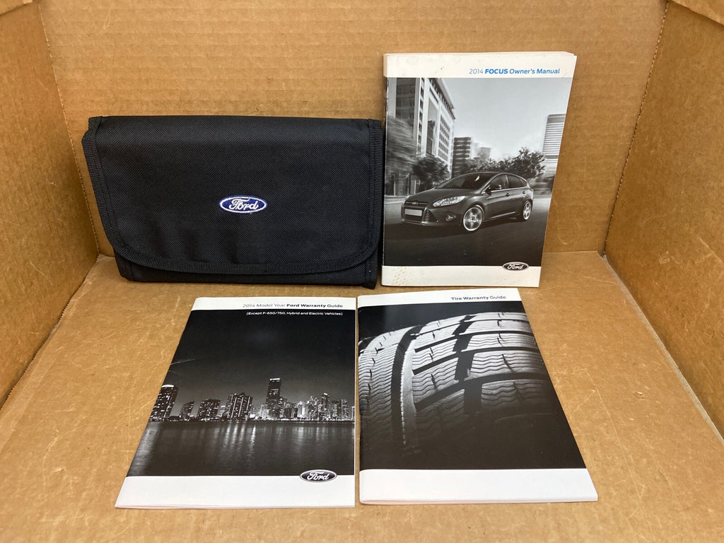 2014 14 FORD FOCUS OWNER'S OWNERS OWNER MANUAL BOOK GUIDE SET CASE OEM0