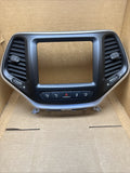 2014 2020 Cherokee Front Dash Center Air Vent Radio Trim Bezel Silver 6MC951SAAB0
