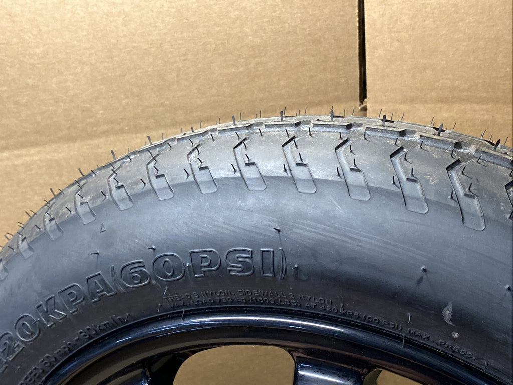 2006 2019 Hyundai Sonata Spare Tire Black Spoked OEM T125/80D1611