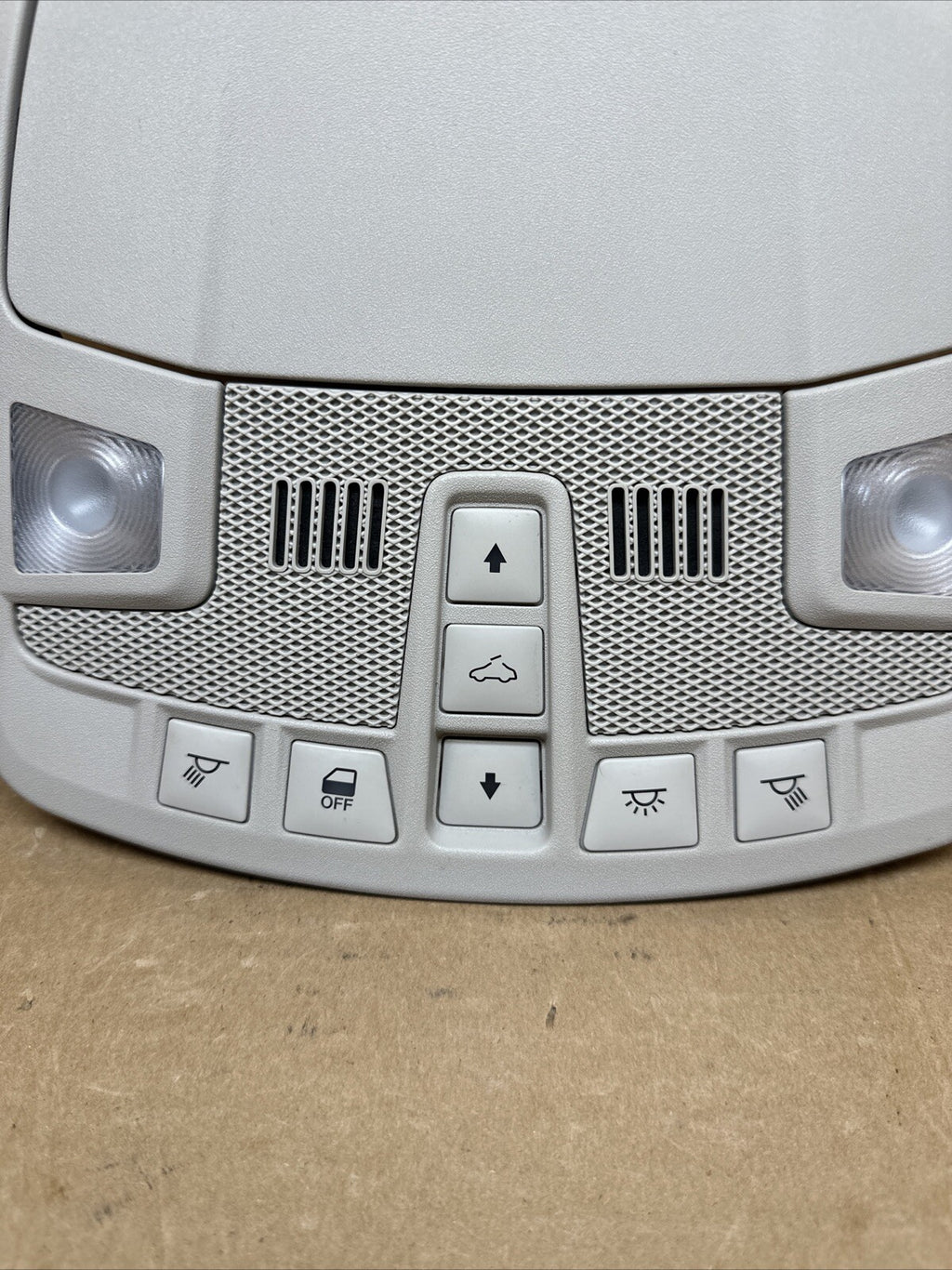 2013 2016 Ford Fusion Over Head Overhead Console Dome Light Sunroof Gray1