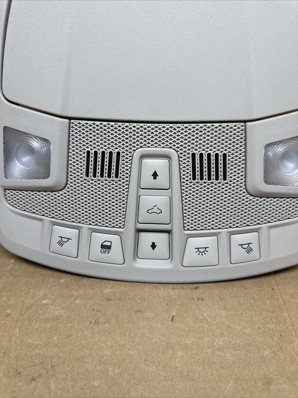 2013 2016 Ford Fusion Over Head Overhead Console Dome Light Sunroof Gray1