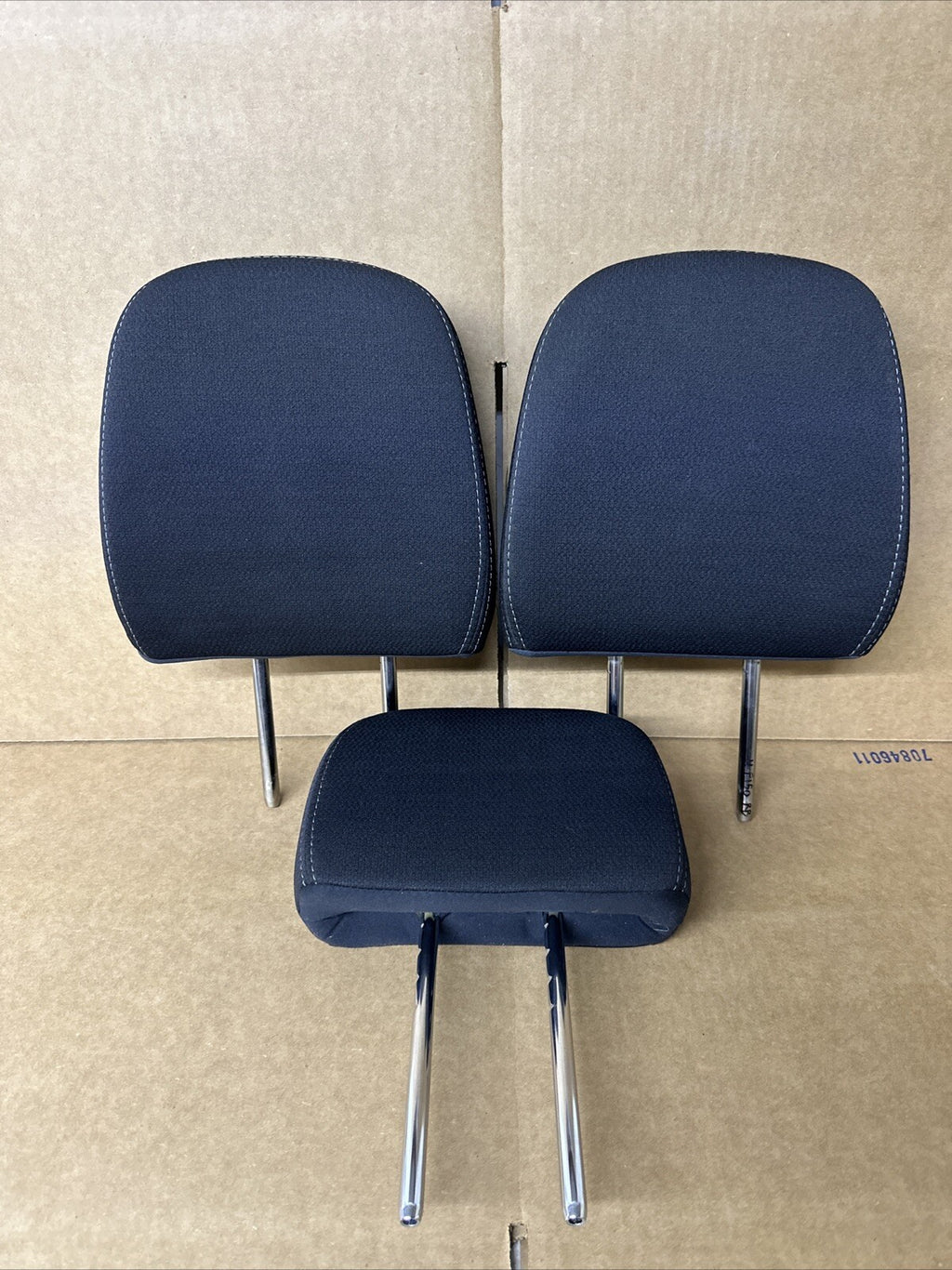 2011 2014 Ford F 150 F150 Back Rear Head Rest Headrest Black Cloth Set of 30