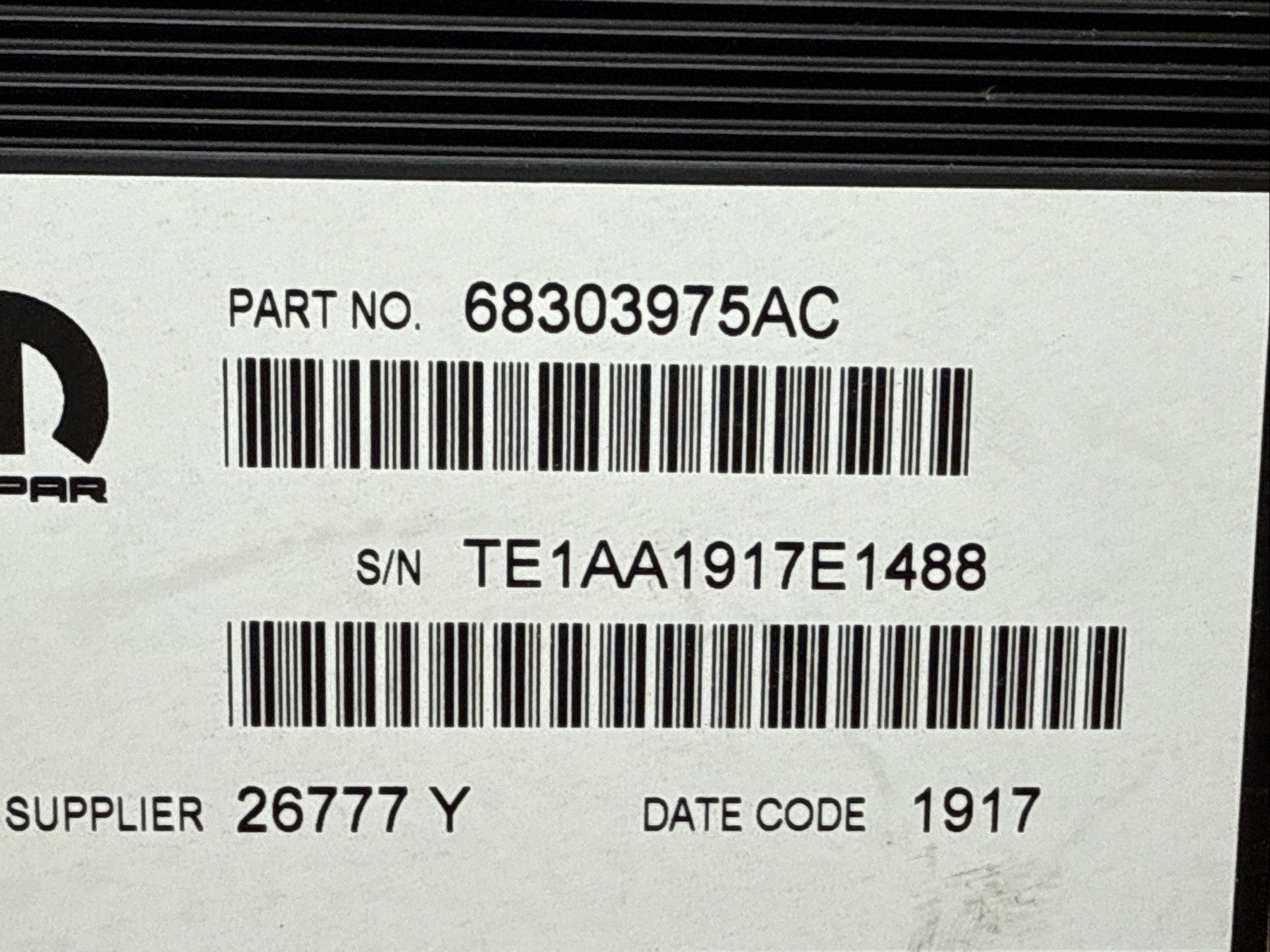2017 2023 Charger Challenger Chrysler 300 Audio Amplifier Amp OEM 68303975AC1