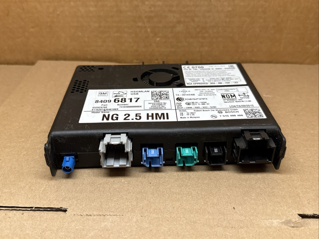 GM HMI Human Machine Interface Control Module 840968172