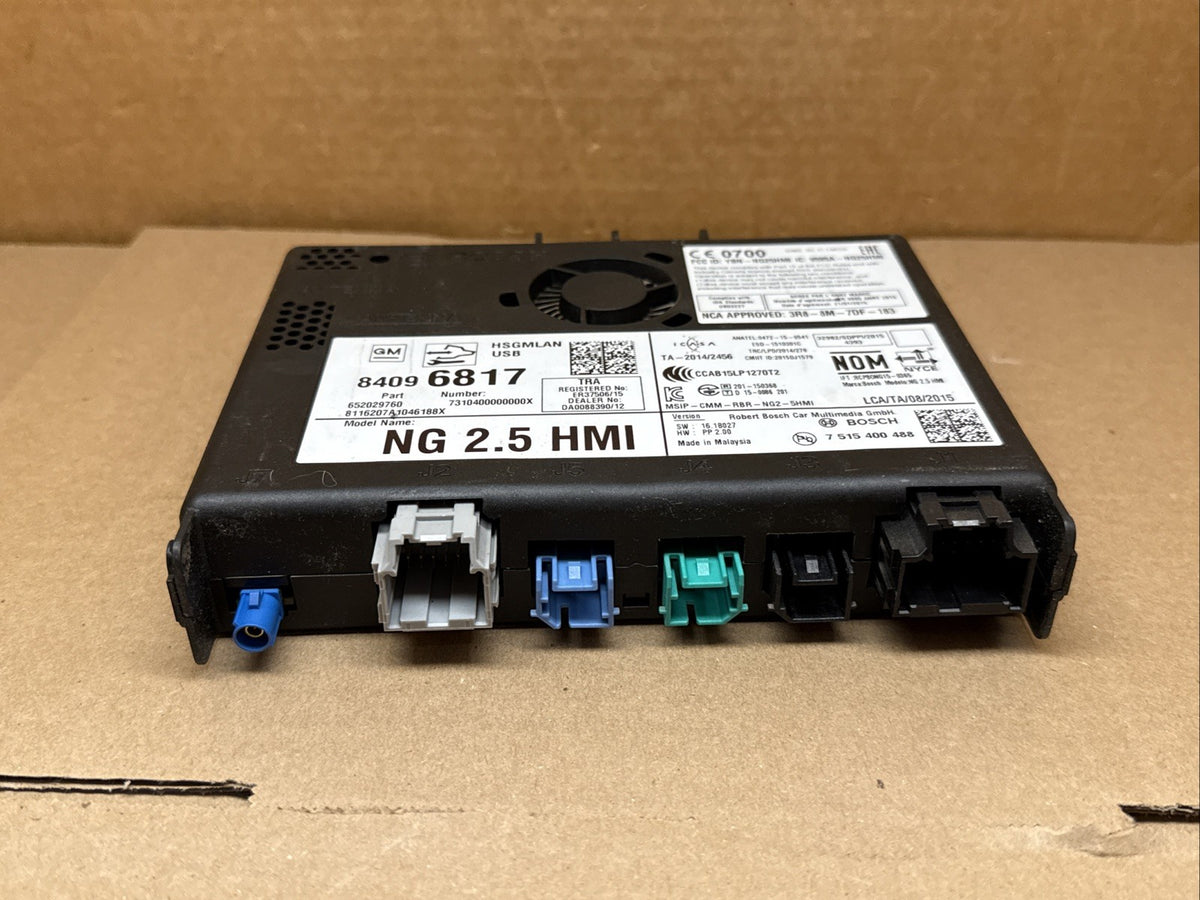 GM HMI Human Machine Interface Control Module 840968172