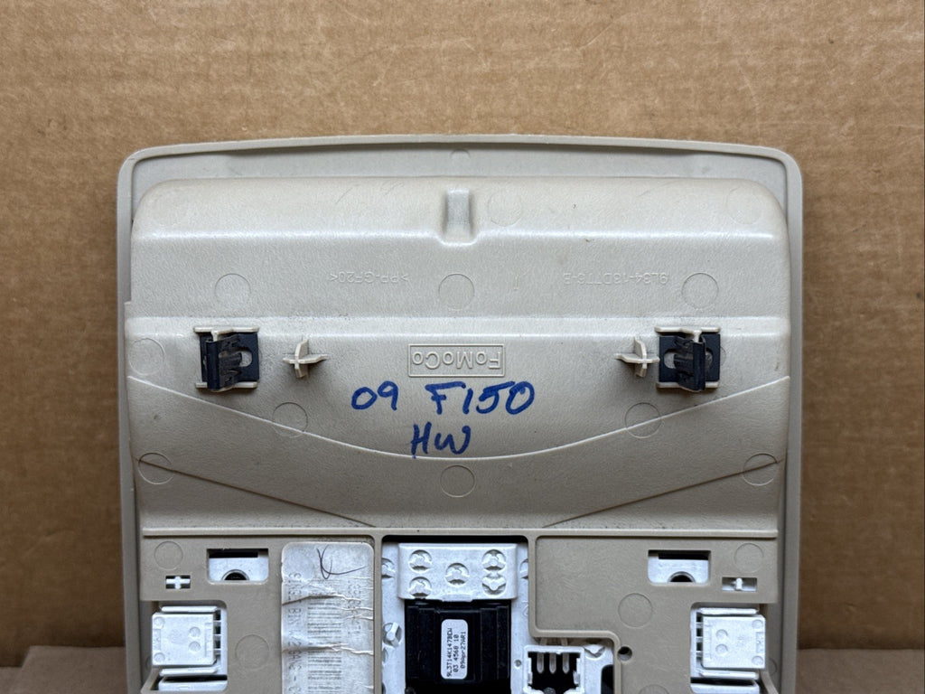 2009 2014 F150 F 150 Overhead Sun Roof Console Sunroof Back Glass Switch Camel5
