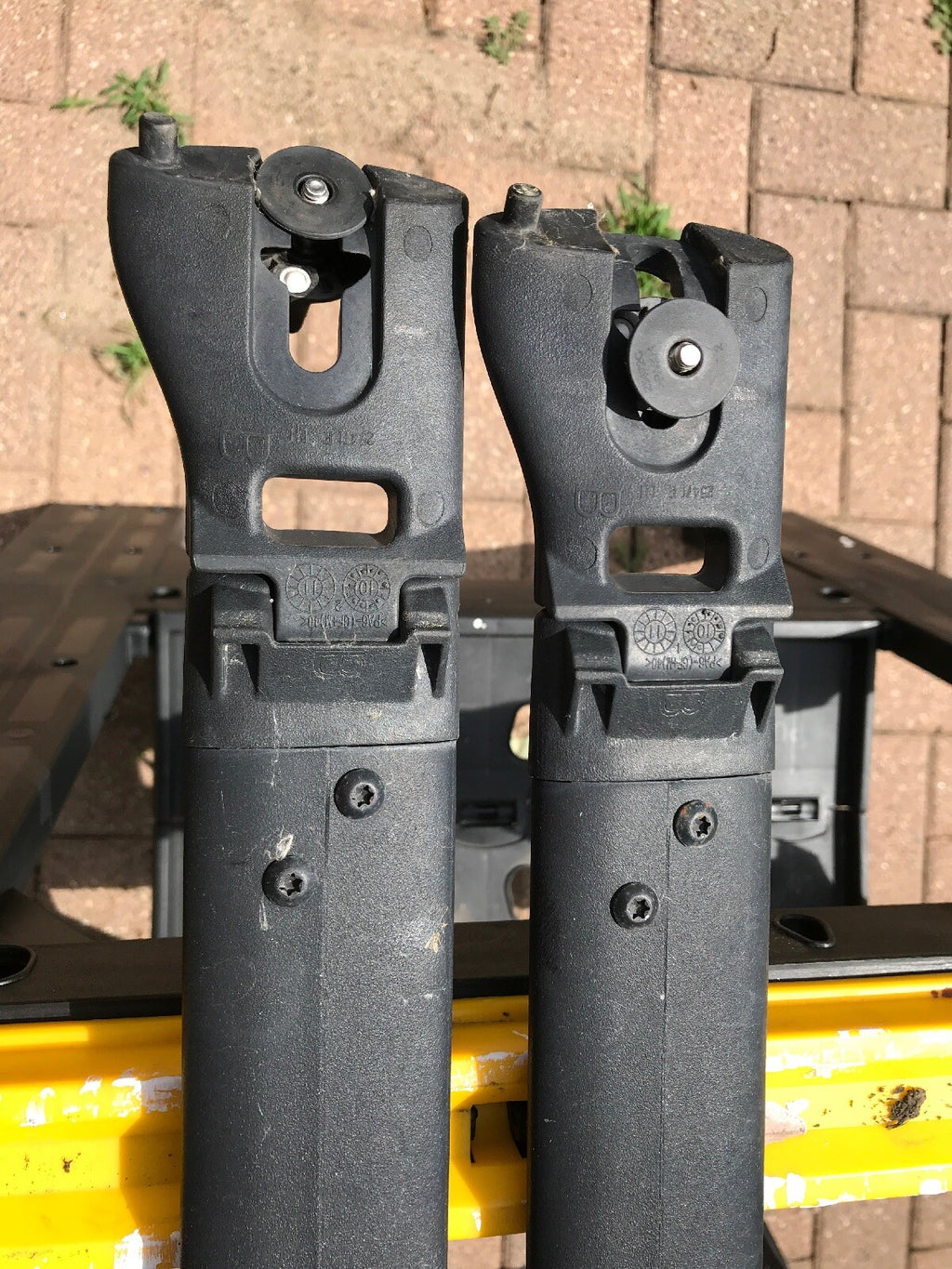 2011 2016 Town & Country Grand Caravan Routan Roof Rack Cross Bars Bar Set 4