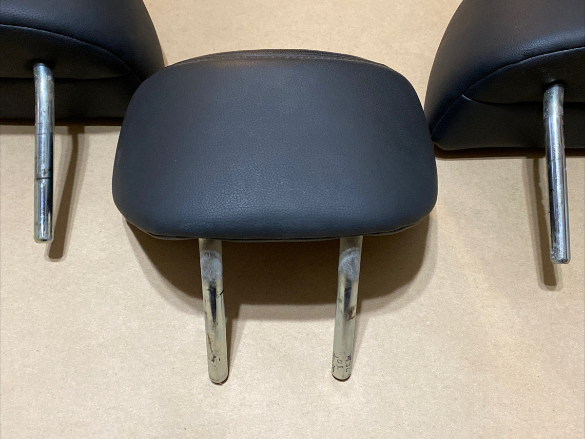 2008 2012 Honda Accord Sedan Back Rear Head Rest Headrest Black Leather Set 7