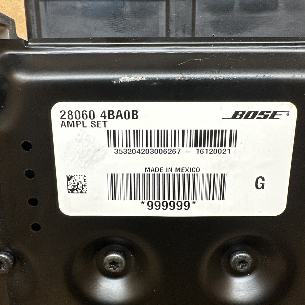 2014 2016 Nissan Rogue Radio Audio Amplifier Amp OEM 28060 4BA0B G7