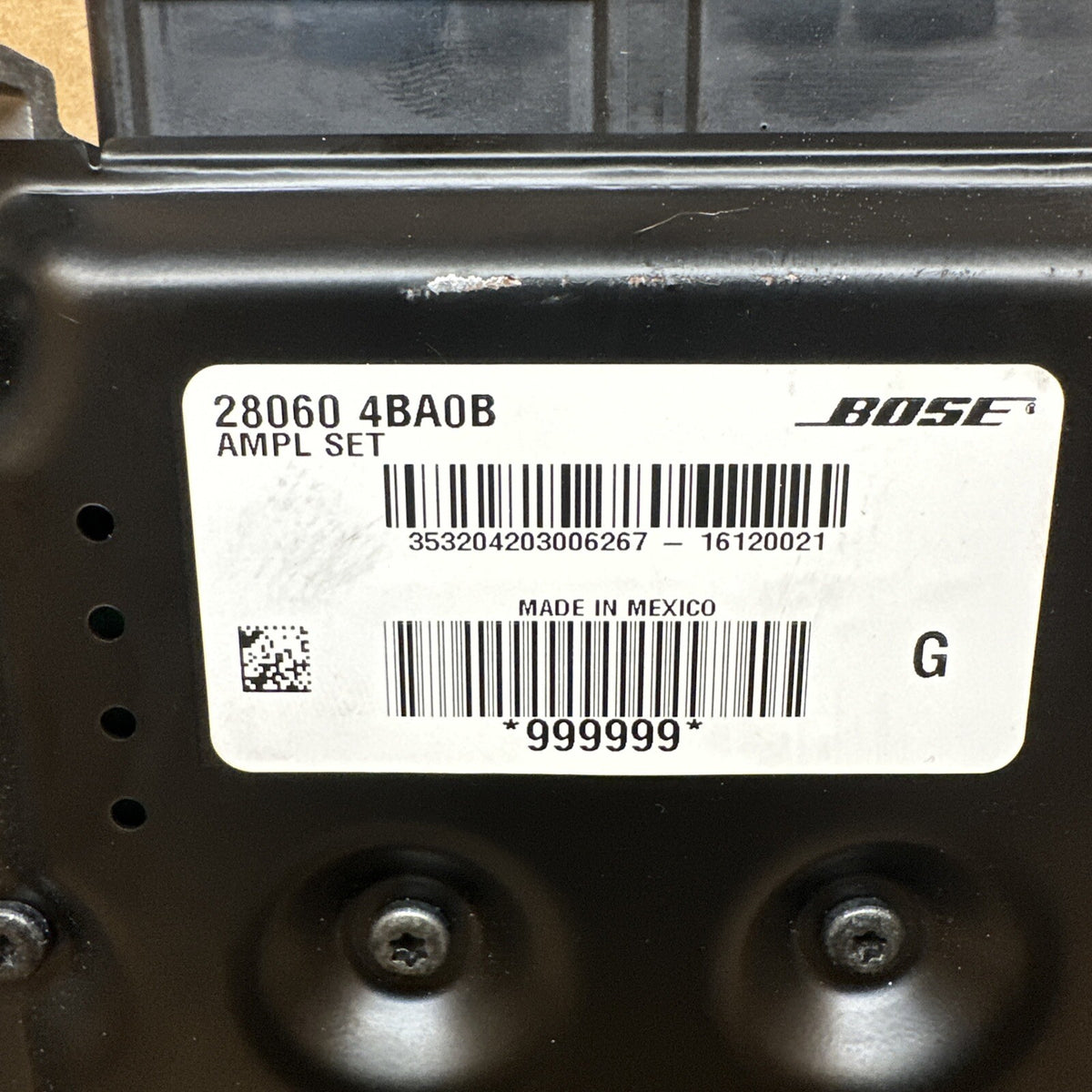 2014 2016 Nissan Rogue Radio Audio Amplifier Amp OEM 28060 4BA0B G7