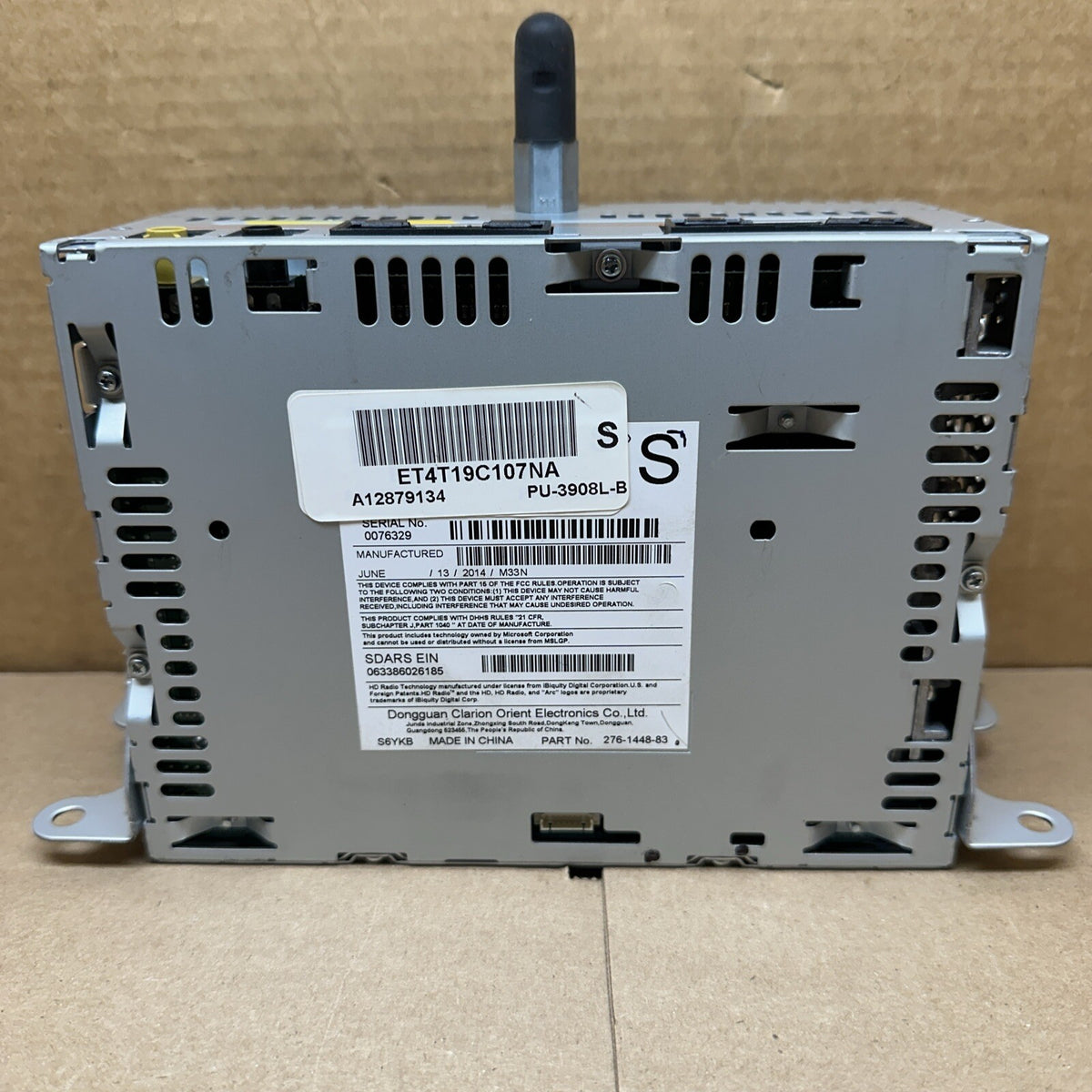 2014 Edge MKX OEM CD Player Radio Stereo Audio Module ET4T 19C107 NA5