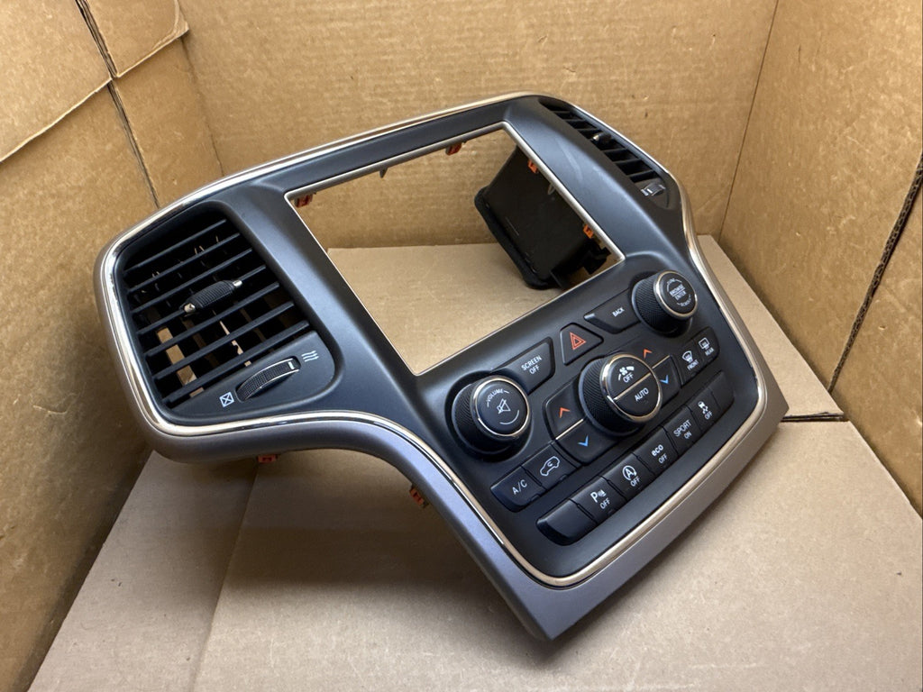2016 2017 Jeep Grand Cherokee Temp Temperature Control Radio Bezel 68254006AE6