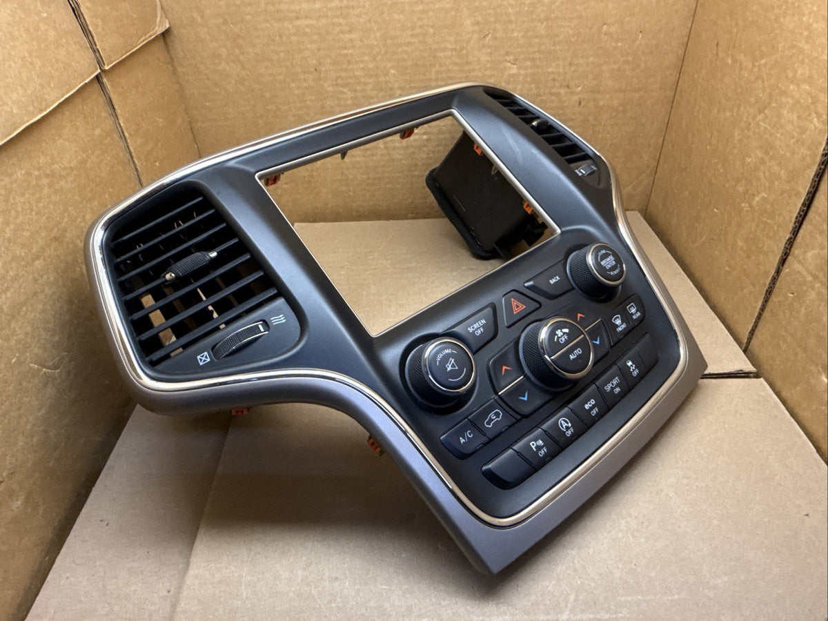 2016 2017 Jeep Grand Cherokee Temp Temperature Control Radio Bezel 68254006AE6
