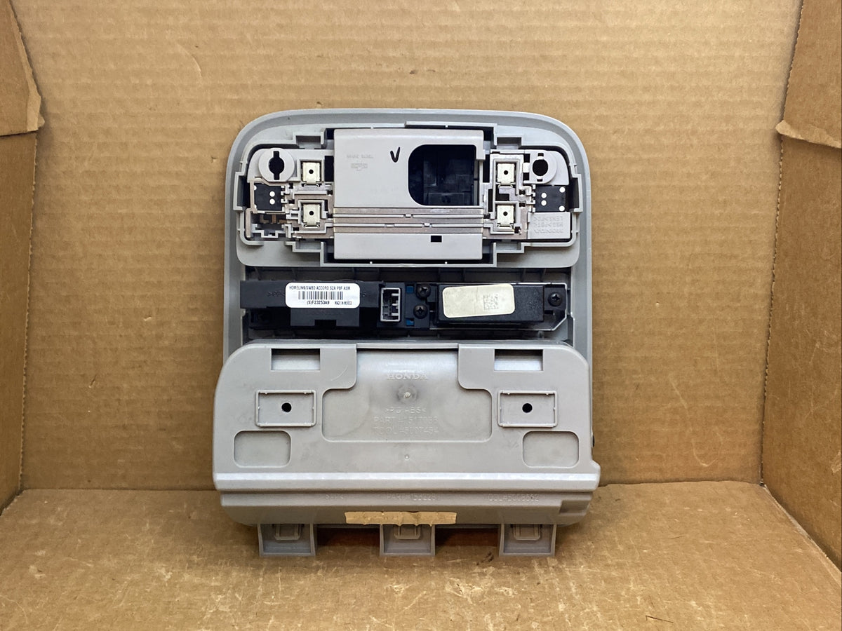2009 2015 Honda Pilot Light Gray Over Head Overhead Console Homelink Sunroof5