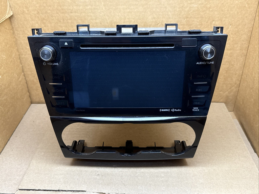 2017 Subaru Forester Radio Receiver Screen Display FF678UM 86201SG6710