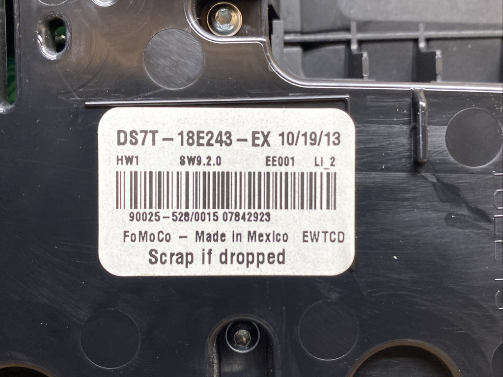 2014 Fusion Temp Temperature Climate Radio Control Bezel Panel DS7T 18E243 EX9