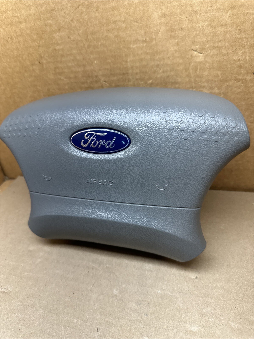 2001 2003 Ford Ranger Front Left Driver Side Steering Wheel Air Bag Airbag Gray3
