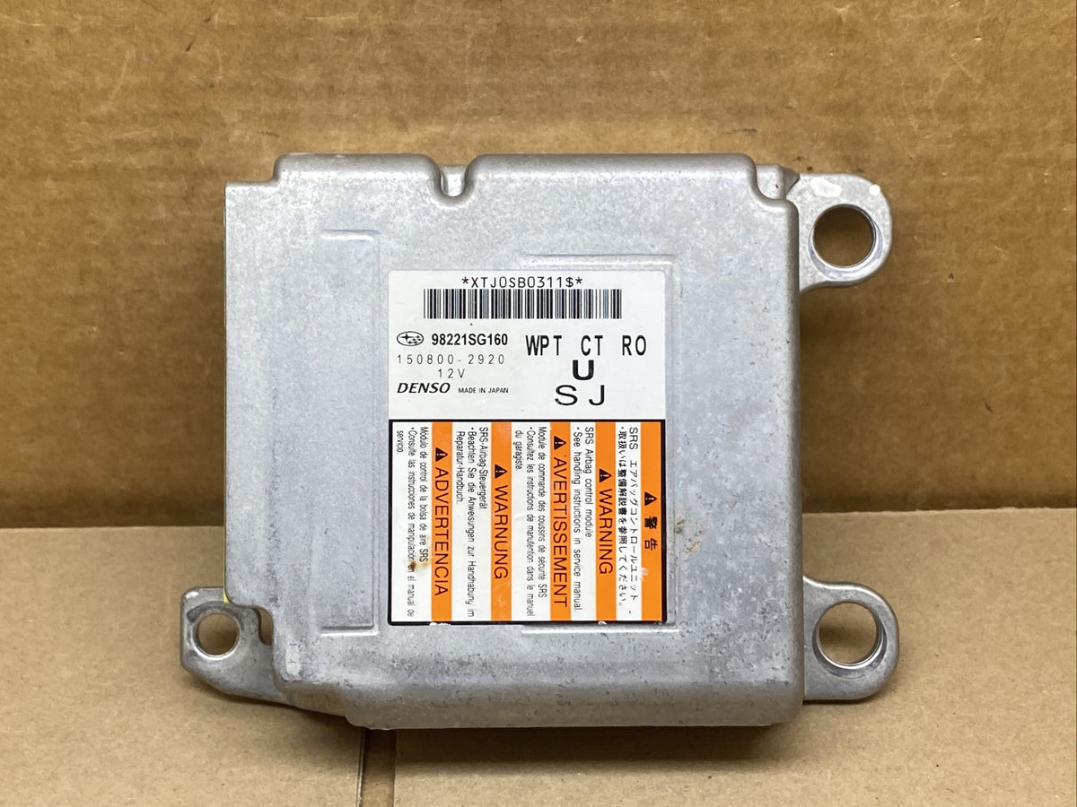 2016 Subaru Forester SRS Air Bag Airbag Control Module 98221SG1600