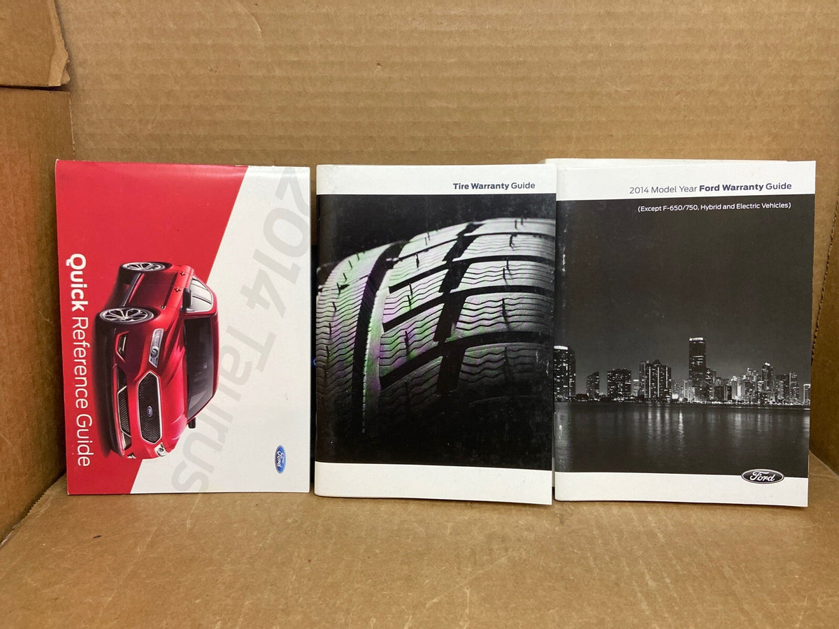 2014 FORD TAURUS OWNER'S OWNERS OWNER MANUAL BOOK GUIDE SET CASE OEM2