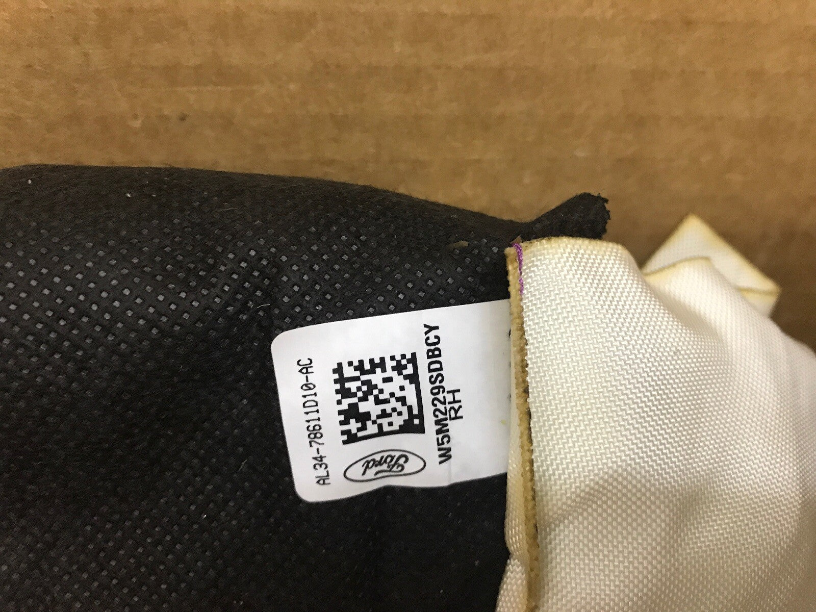 2010 2014 Ford F150 Right Side Passenger Seat Airbag Air Bag AL34 78611D10 AC4