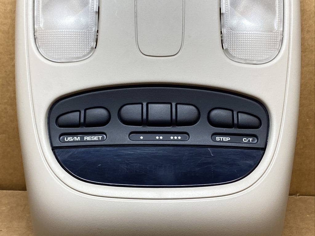 2002 2005 Dodge Ram Overhead Console Dome Map Lights Digital Display 56049679AA2