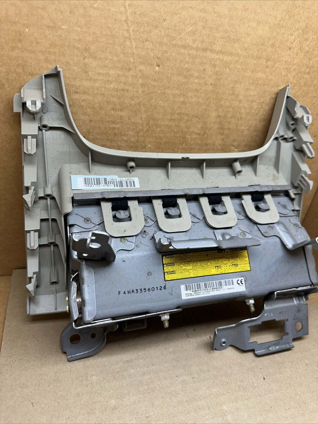 2010 2018 Toyota Prius V Left Side Driver Knee Lower Air Bag Airbag Bisque5