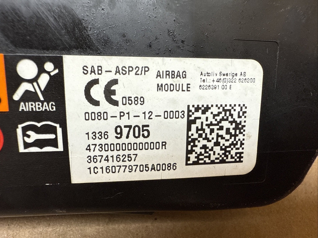2016 2019 Buick Cascada Front Right Side Passenger Seat Air Bag Airbag 133697051